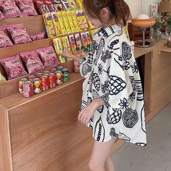 Áo Thun Cotton Tay Ngắn Cổ Đứng Dáng In Họa Tiết Phong Cách Hàn Quốc Thời Trang Dành Cho Cặp Đôi unisex áo sơ mi cộc tay nam