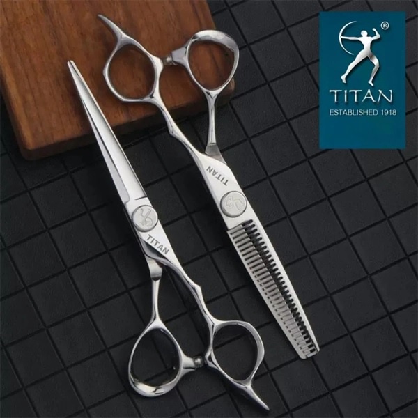 Kéo cắt tóc Titan thép 440C sắc bén bền bỉ - TT630