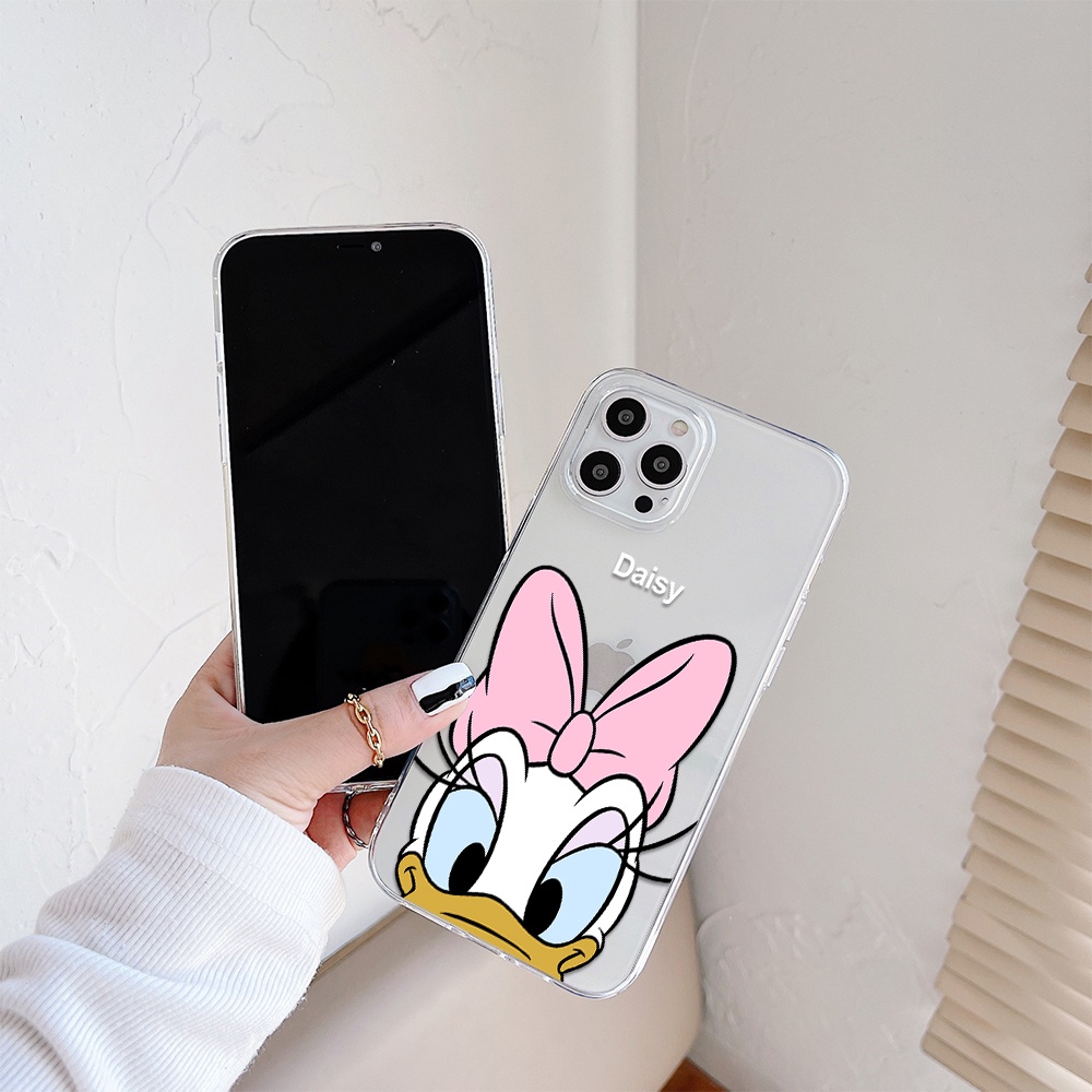 DISNEY Ốp Điện Thoại Tpu Mềm Chống Sốc In Hình Vịt Donald Cho iPhone 11 12 13 pro max XS X XR XSMax 7 8 6 6s plus 5 4 SE 2020