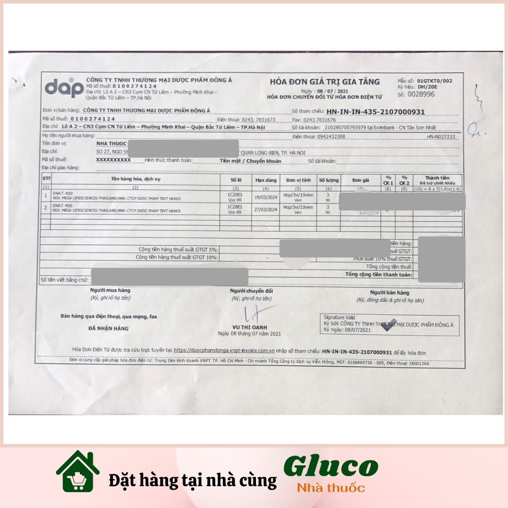 Enat 400 Vitamin E 400iu hộp 30 viên