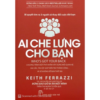Sách - Ai Che Lưng Cho Bạn (Tái Bản)
