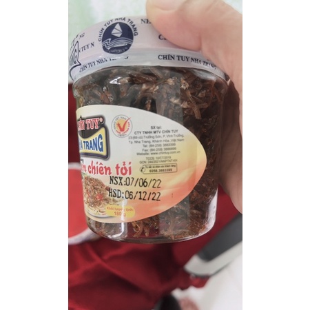 Cá cơm chiên tỏi Chín Tuy hủ 180gam