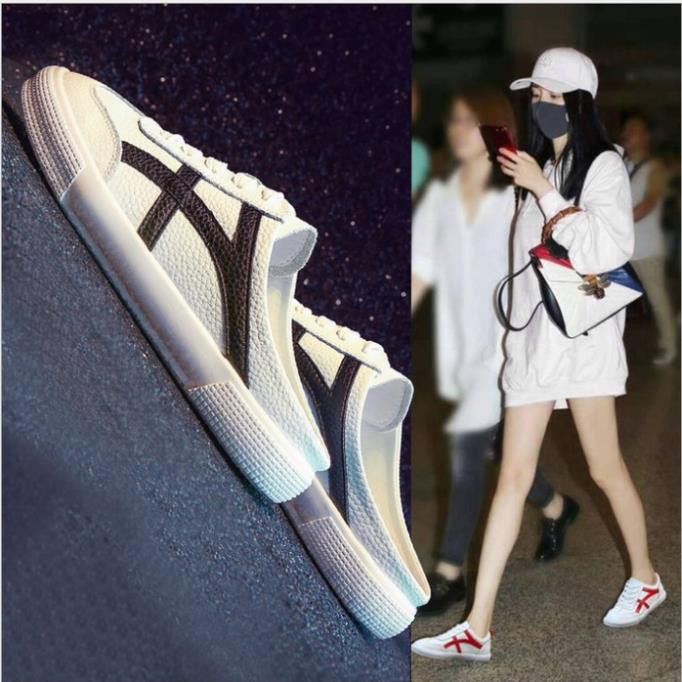 Giày Thể Thao Đạp Gót,Giày Sneaker Sục nữ da pu mới nhất