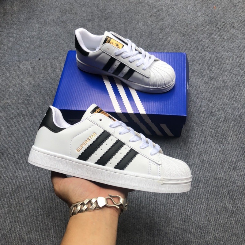 [Tặng hộp ,lọ tẩy giầy và dây giầy ]giày thể thao sò tem vàng nam nữ | BigBuy360 - bigbuy360.vn