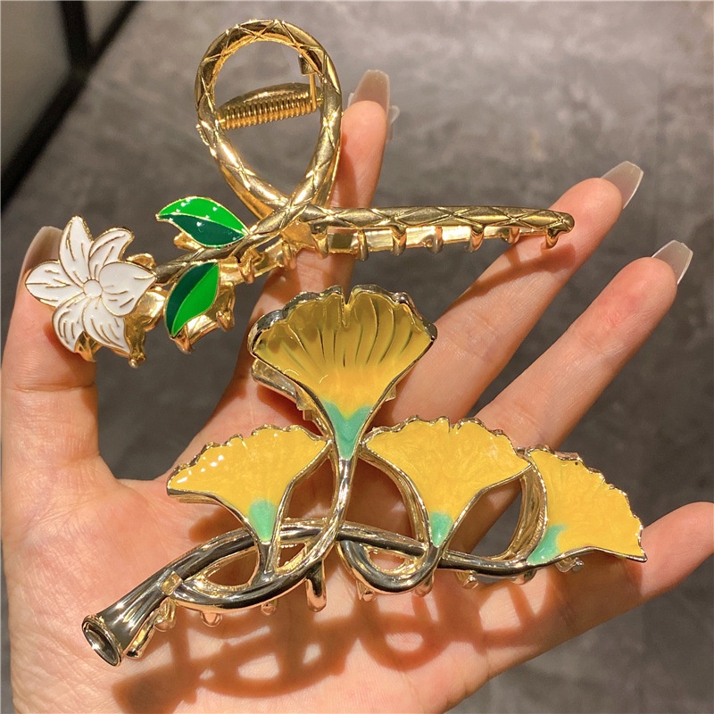 Kẹp Tóc Hình Lá Ginkgo Kiểu Mới 2022