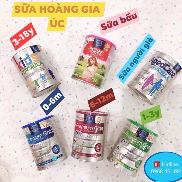 Sữa Hoàng Gia Úc Kids Formula 900g