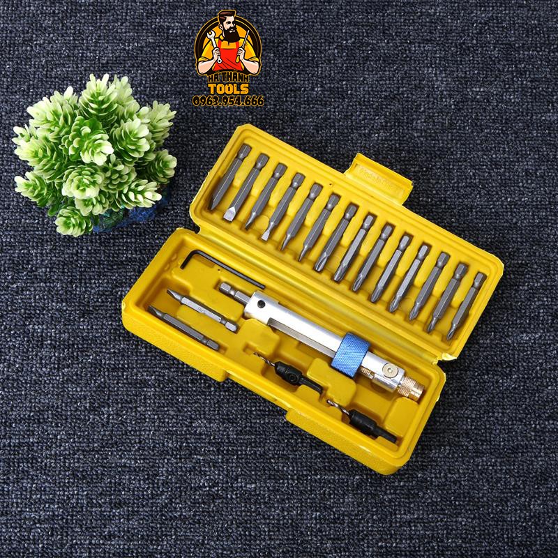 Bộ Mũi Khoan Và Vặn Vít Đảo Nhanh 2 Trong 1 - 20 Chi Tiết Cho Máy Khoan