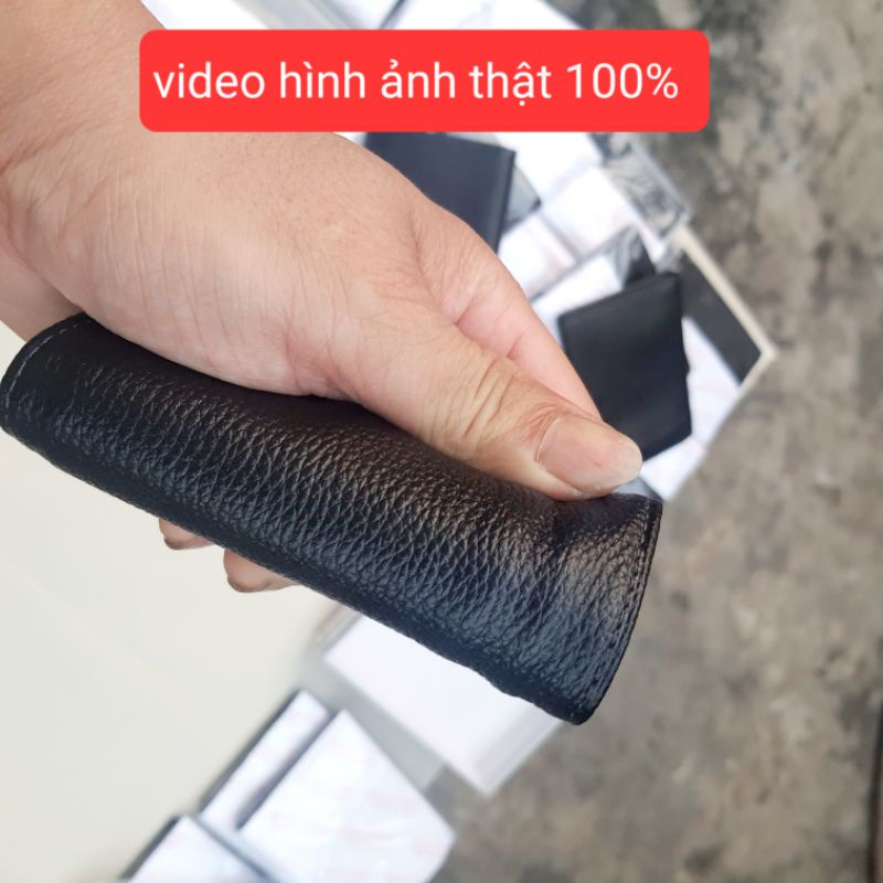 Ví Nam Da Nhỏ Gọn 11× 9 Cm Cao Cấp Thời Trang Lịch Lãm