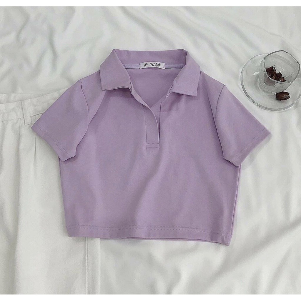 Áo Croptop POLO Nữ Ulzzang 1hitshop