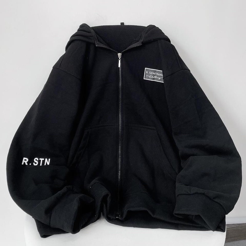 (Có sẵn) Áo khoác nỉ lót bông Chữ cái ENT unisex (nam nữ mặc được) | BigBuy360 - bigbuy360.vn