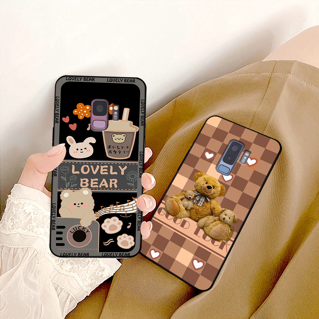 Ốp lưng Samsung S9 - S9 Plus - S9+ in hình gấu bear dễ thương, bền đẹp