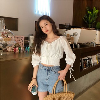 Áo Thun Trễ Vai Tay Dài