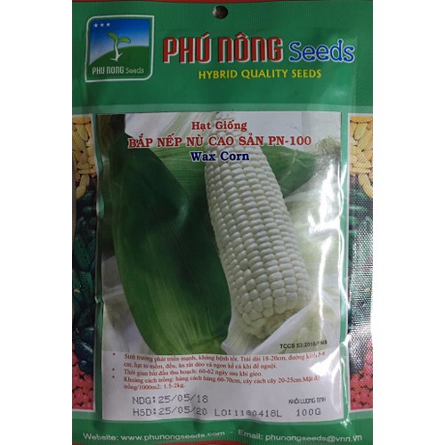Hạt Giống Bắp Nếp Nù Sữa - Gói 100gam KNS267