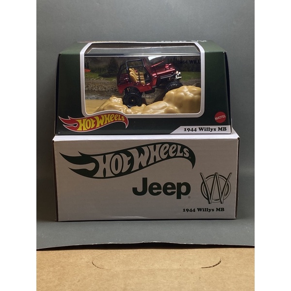 Xe mô hình tỷ lệ 1/64 mô phỏng ô tô Hot Wheels RLC 1944 Willys MB (đã qua sử dụng ) - KentNgoShop