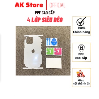 Miếng dán PPF 4 lớp dán cho IPHONE cực dễ full viền đục lỗ loa