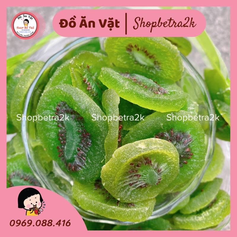Ô mai kiwi sấy dẻo hàng tuyển đẹp |500gr|