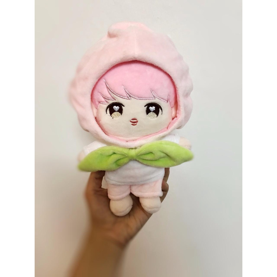 Doll Jimin áo đào đầu hồng doll nhóm nhạc idol hàn quốc chibi