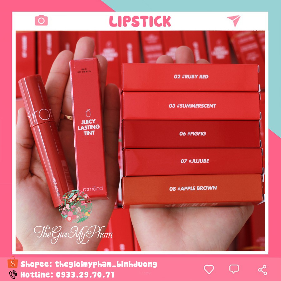 Son Tint Lì Romand Juicy Lasting Tint [ HOT NEW ] | BigBuy360 - bigbuy360.vn