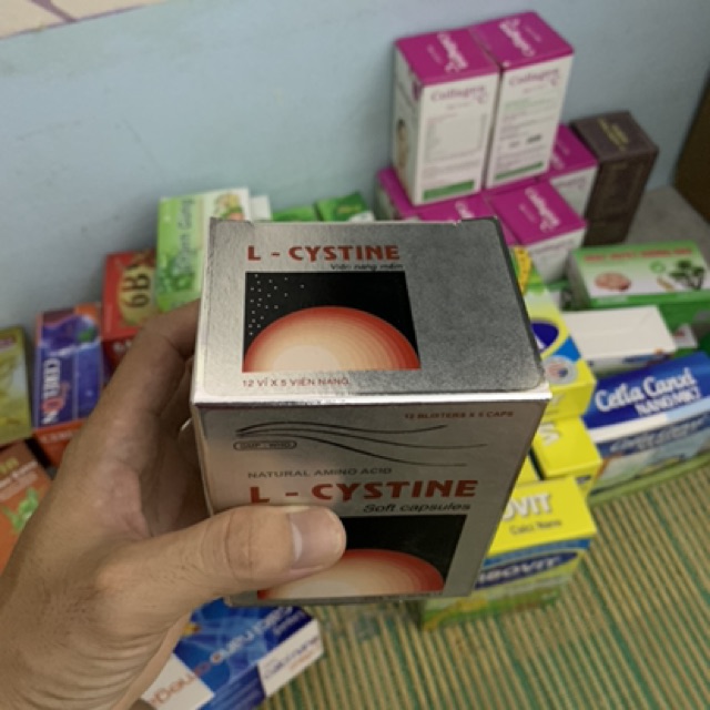 L cystine hỗ trợ giảm rụng tóc, nám, tàn nhan hộp 60 viên | BigBuy360 - bigbuy360.vn