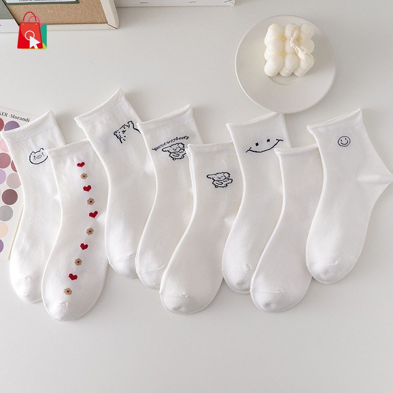 Vớ cổ cao họa tiết hoạt hình xinh xắn dành cho cả nam và nữ