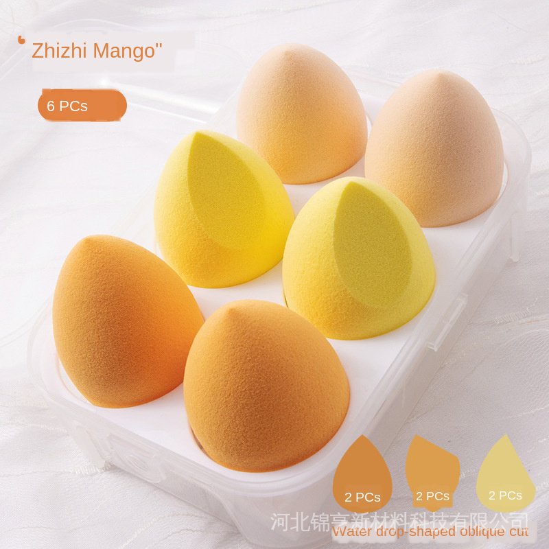 Mút Trang Điểm Hình Quả Trứng Mềm Mại Có Thể Sử Dụng Khô Hoặc Ướt Tiện Lợi