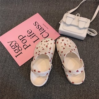 ( Sẵn 38-39 ) Dép Sục trái tim Ulzzang - US382