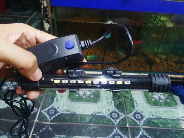 ĐÈN LED ĐỔI 3 CHẾ ĐỘ MÀU ĐẶT TRONG NGOÀI HỒ CÁ ĐỀU ĐƯỢC DÀI 16CM ĐẾN 93CM