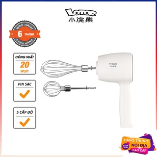 Máy đánh trứng cầm tay mimi Lotor HM601 - Hai đầu Đánh, Nhỏ gọn, tiện lợi, sạc pin usb - BẢỎ HÀNH 6 THÁNG