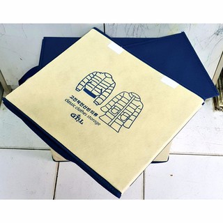 Hộp đựng chăn màn, quần áo, màu xanh có nắp tiện lợi