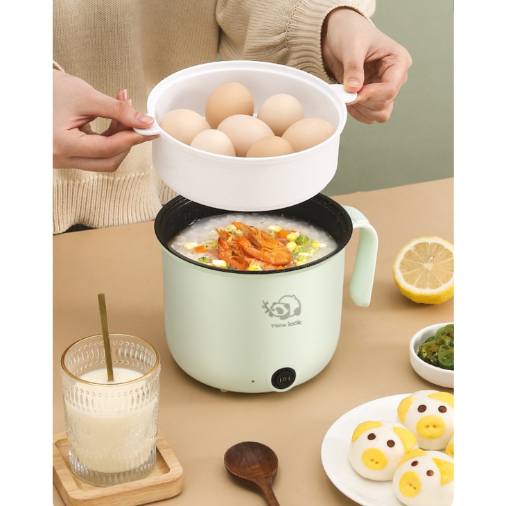 Multi-functional electric cooker mini electric cooker small electric cooker electric frying pan noodle cooker household small hot pot student dormitory pot