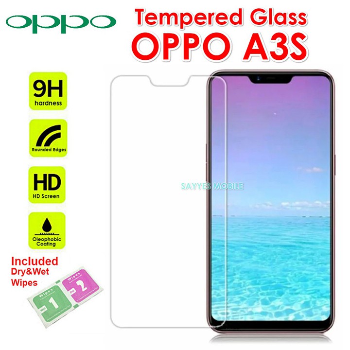 Miếng dán màn hình cường lực OPPO A3S