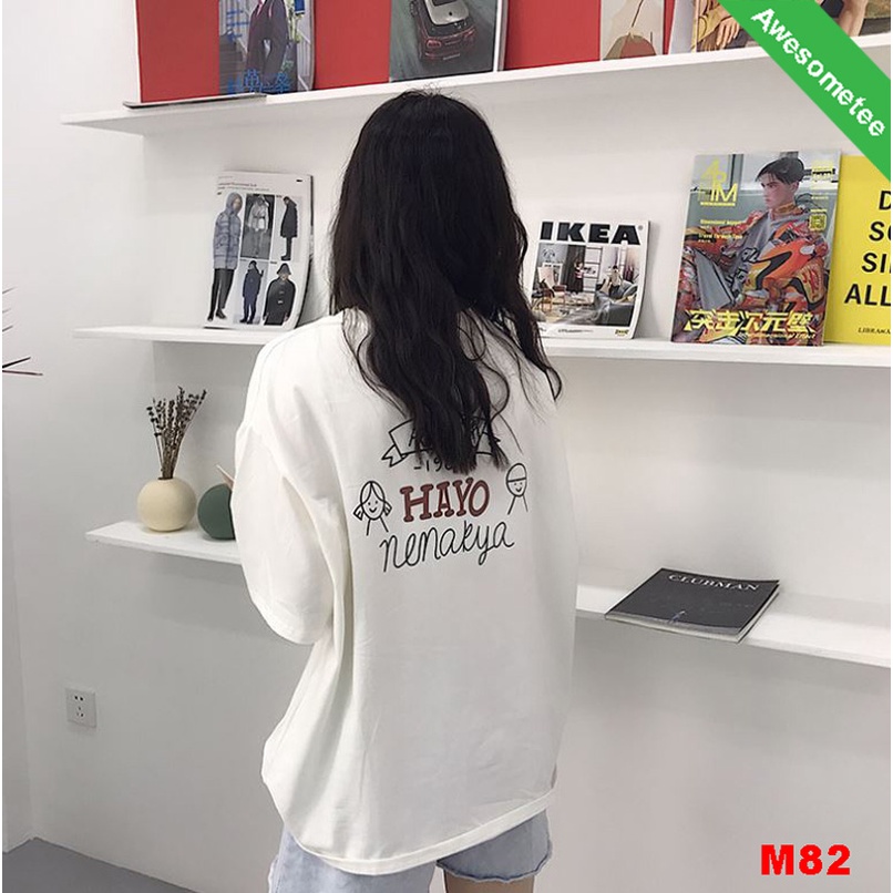 Áo thun tay lỡ Unisex Awesometee, áo phông form rộng ATL Anime BST3