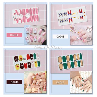 Bộ Nail Sticker dán móng tay dễ thương