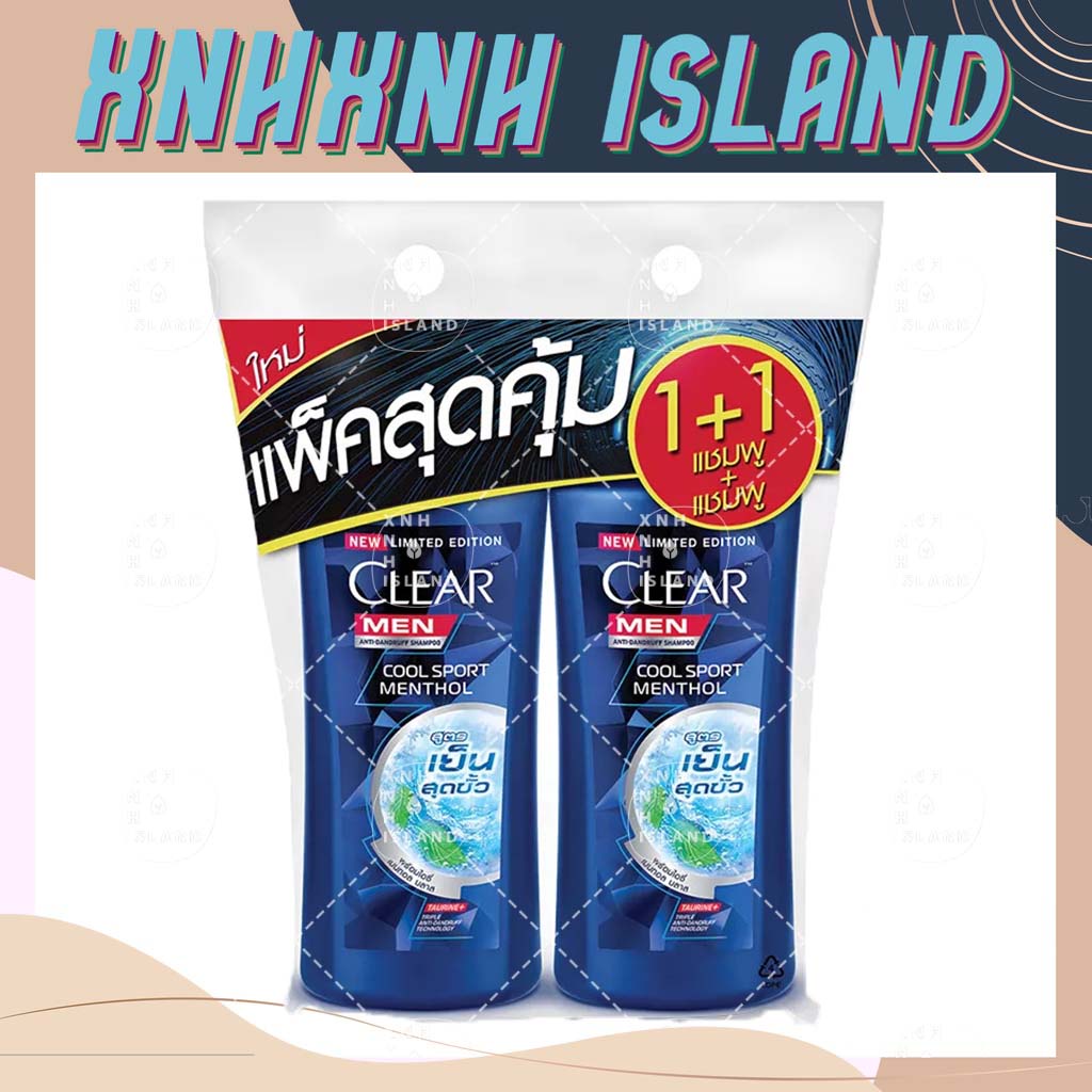 COMBO 2 Chai Dầu Gội Clear Thái Lan 400 - 480ml