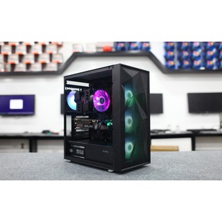Vỏ máy tính Sama 3708 kèm 3 Fan ARGB Form EATX khổ lớn