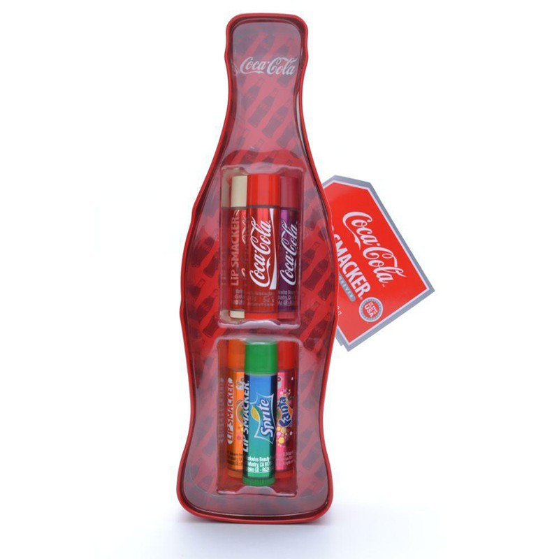 Son Dưỡng Môi Lip Smacker - Set Coca Cola Lip Balm – Hộp set Coca Cola 6 vị