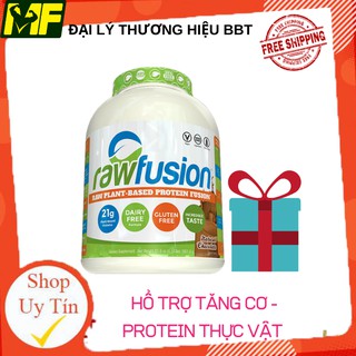 Raw fusion 1.866g - protein thực vật , hổ trợ tăng cơ, phù hợp cho ăn chay , 60 liều dùng