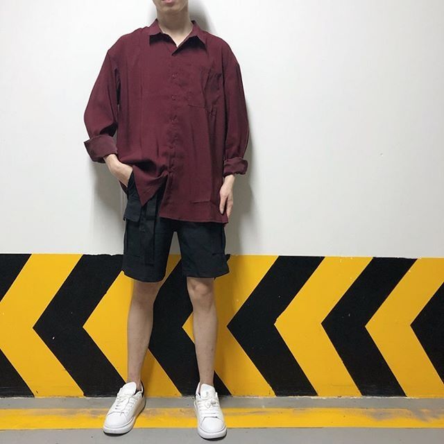 Sơmi basic cổ đức - ẢNH THẬT