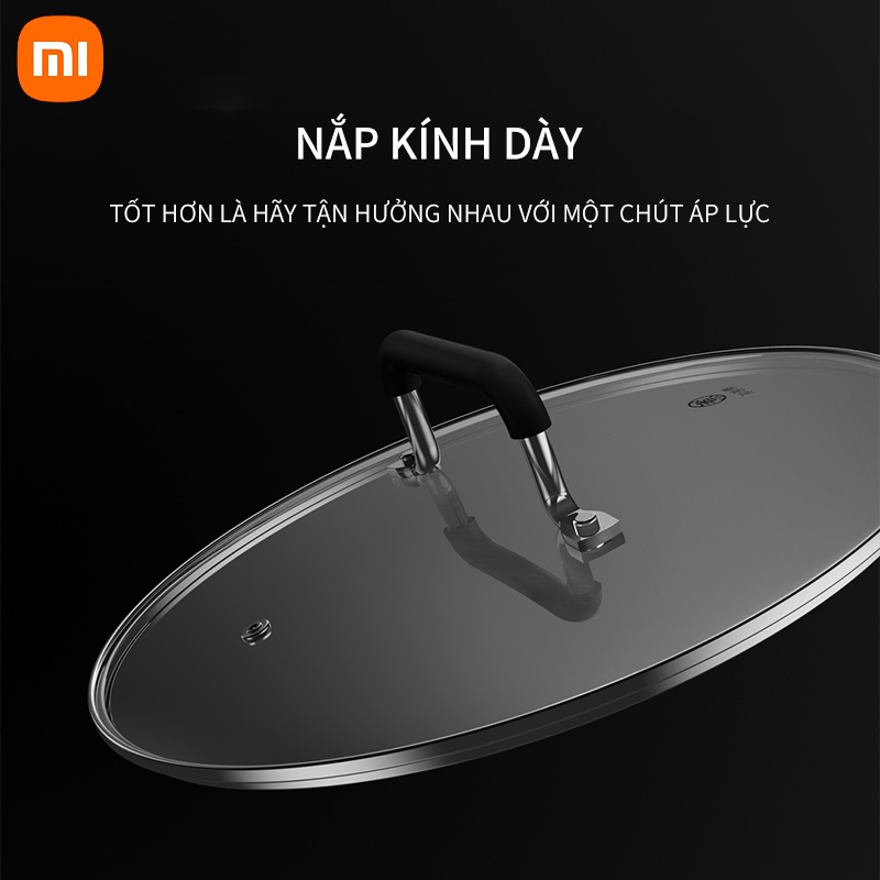 Xiaomi nồi súp chảo chống dính Dễ dàng để làm sạch nồi súp để nấu lẩu