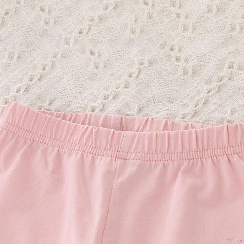 Quần legging mỏng hoạ tiết hoạt hình 3 chiều xinh xắn thời trang thu hè Hàn Quốc bé gái