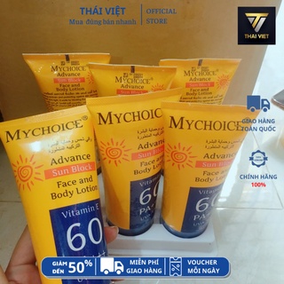 Lotion chống nắng Sunblock My Choice Face and Body THÁI LAN