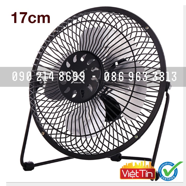 Quạt văn phòng USB 17cm Chạy liên tục trên 5h Bảo hành 6 tháng - Hàng nhập | BigBuy360 - bigbuy360.vn