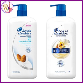 Dầu gội xả Head & Shoulder 2in1 sạch gàu và giảm ngứa hiệu quả 1180ml USA