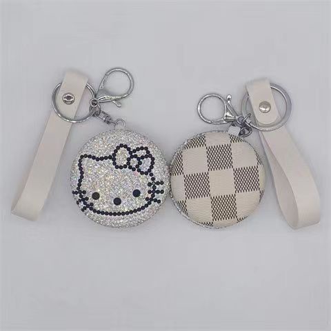 Gương Trang Điểm Hai Mặt Hình Mèo Đính Đá Phong Cách Mới 2022