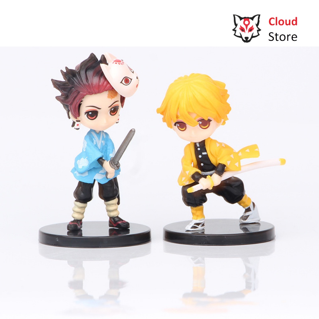 Mô hình anime thanh gươm diệt quỷ CLOUD STORE, figure kimetsu no yaiba, mo hinh mini, nhân vật anime