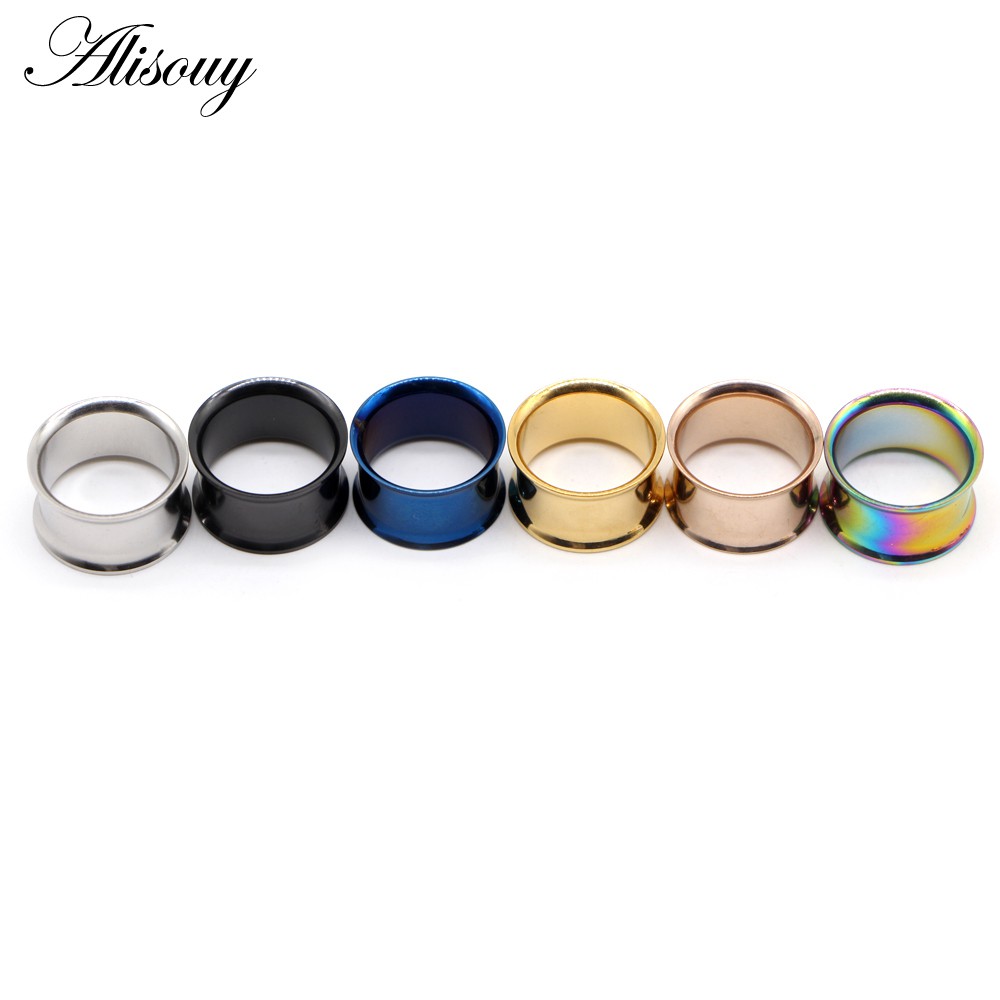 Alisouy Set 2 Khuyên Nong Tai Bằng Thép Không Gỉ Cá Tính