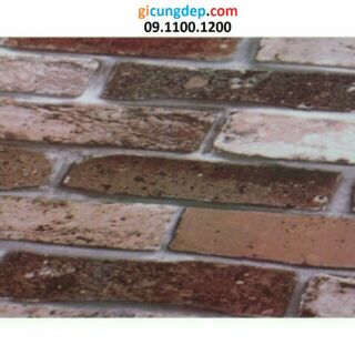 12m (6m2) Giấy dán tường giả gạch cũ
