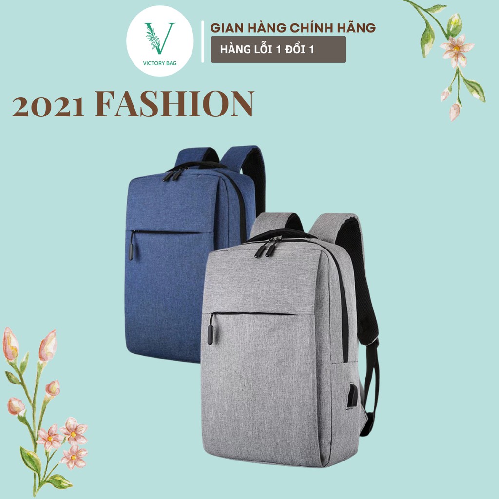 🎒 Balo nam, nữ đa năng đựng vừa Laptop - chất liệu cao cấp, chống thấm, tặng kèm cổng nối cáp sạc 🎒 BLN-018 🎒VICTORY