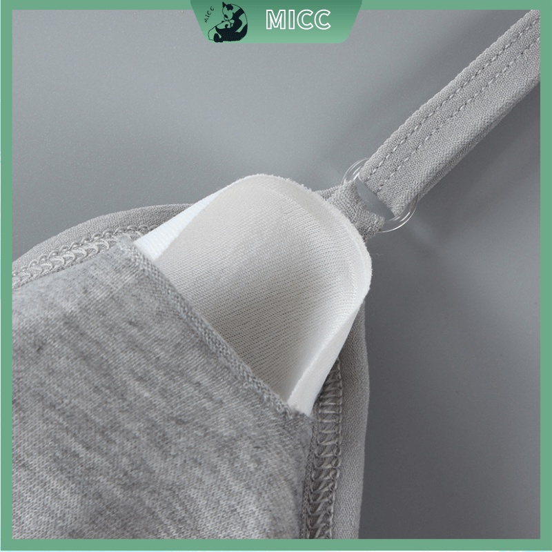 Áo lót vải cotton Mềm Mại Thoải Mái Có Đệm Ngực Tháo Rời Được Dành Cho Tuổi Teen / Bé Gái