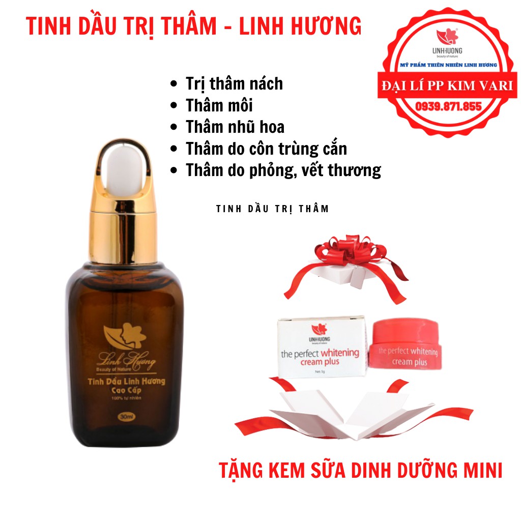 Tinh dầu xóa thâm Linh Hương 30ml – Xóa thâm do mụn, thâm mắt,  thâm nách, thâm do sẹo, thâm do rạn da, nhũ hoa